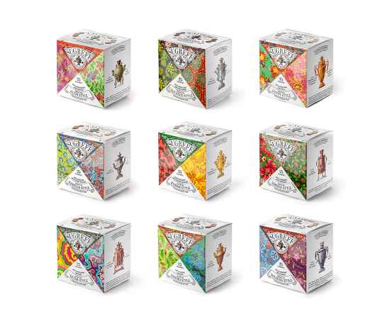 Подарочный набор с логотипом Сугревъ в деревянной коробке, коллекция из 9 чаёв, Цвет: разные цвета, изображение 6