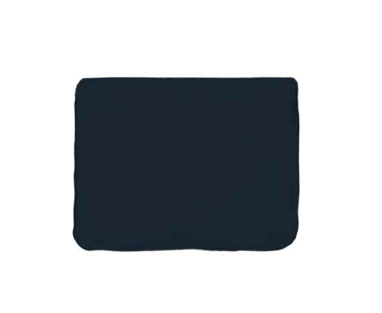 Подушка надувная дорожная в футляре, синий, 43,5х27,5 см, твил, шелкография, Цвет: синий, изображение 5