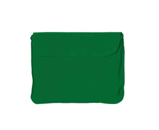 Подушка надувная дорожная в футляре, зеленый, 43,5х27,5 см, твил, шелкография, Цвет: зеленый, изображение 4