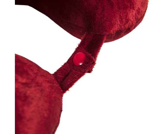 Подушка дорожная  'SOFT', memory foam, микрофибра, красный, Цвет: красный, изображение 4