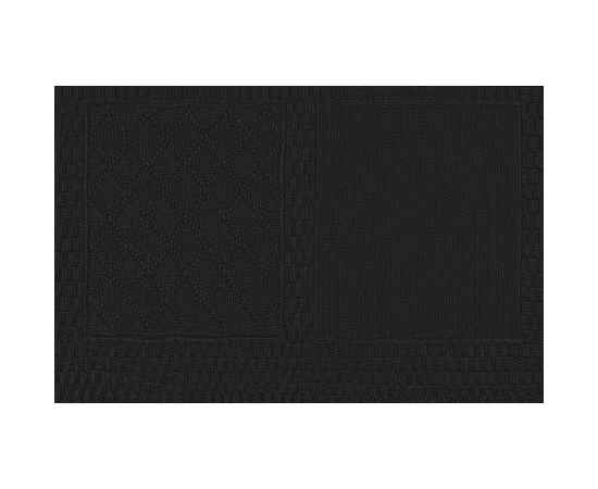 Плед LYKKE MINI, черный, шерсть 30%, акрил 70%, 120*170 см, Цвет: Чёрный, изображение 2