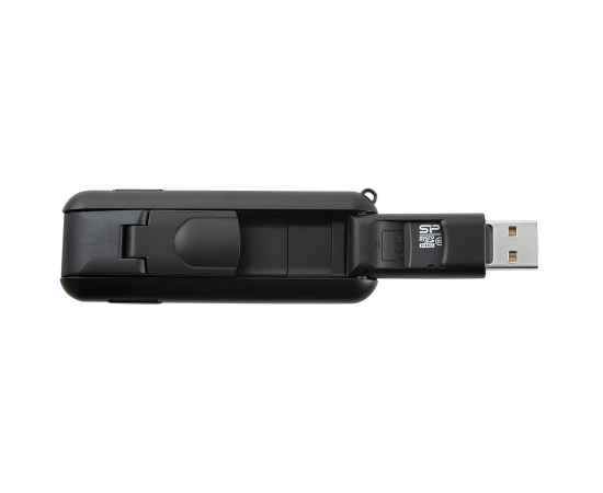 Подсветка для ноутбука с картридером  для микро SD карты, 8х3х1 см, металл, пластик, лазерная гравир, Цвет: серебристый, черный, изображение 2