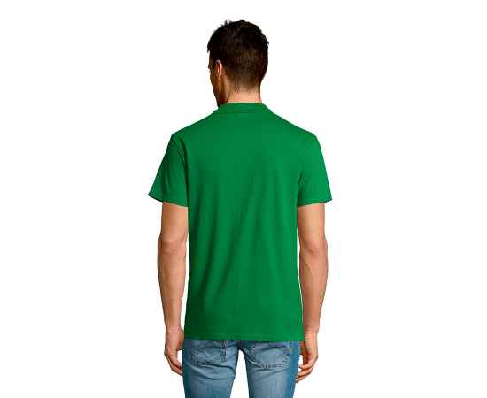 Поло мужское SUMMER II, ярко-зеленый, XS, 100% хлопок, 170 г/м2 HG_711342.272/XS, Цвет: зеленый, Размер: S, изображение 5