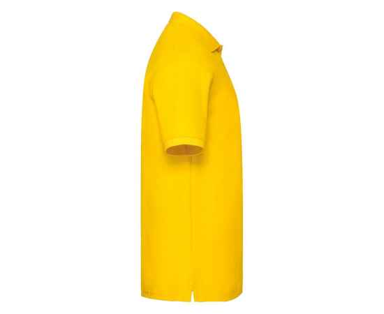 Рубашка поло мужская PREMIUM POLO 180, желтый, XL, 100% хлопок, 180 г/м2 HG_632180.34/XL, Цвет: желтый, Размер: S, изображение 3