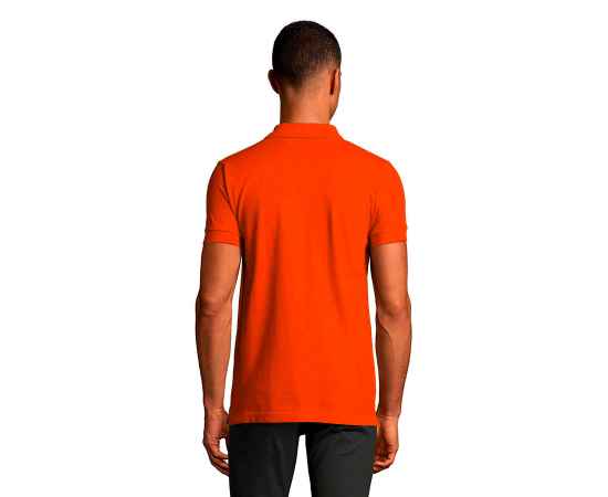 Рубашка поло мужская 'Portland Men' оранжевый, серый_S, 100% х/б, 200г/м2 HG_700574.403/S, Цвет: оранжевый, серый, Размер: S, изображение 5