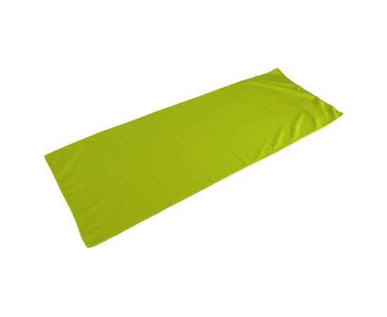 Спортивное полотенце в пластиковом боксе с карабином 'ACTIVE', микрофибра, пластик, 30*88 см. зелён, Цвет: зеленый, изображение 3