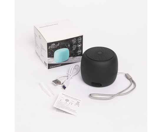 Портативная mini Bluetooth-колонка Sound Burger 'Aquasound' черный, Цвет: черный, изображение 6