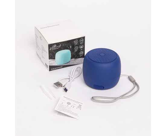 Портативная mini Bluetooth-колонка Sound Burger 'Aquasound' синий, Цвет: синий, изображение 6