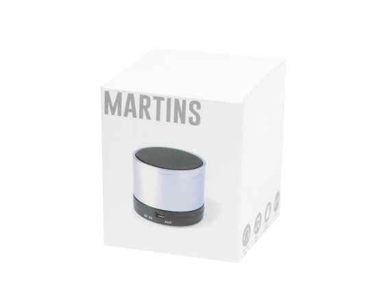 Портативная bluetooth-колонка 'Martins',белый, 5,9х5 см,пластик,металл, Цвет: белый, изображение 4