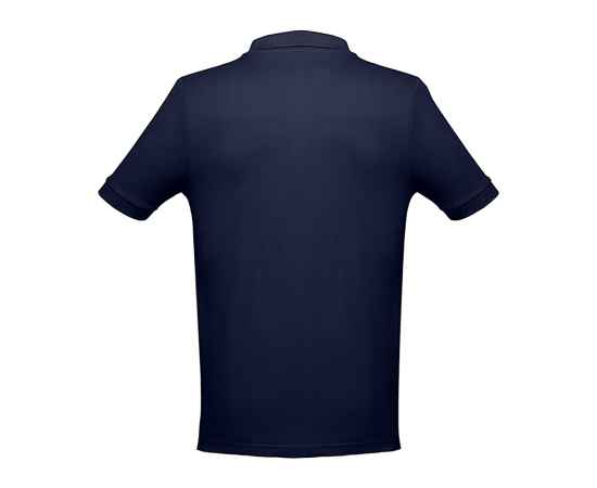 Рубашка-поло мужская ADAM, темно-синий, S, 100% хлопок, плотность 195 г/м2, Цвет: темно-синий, Размер: S, изображение 2