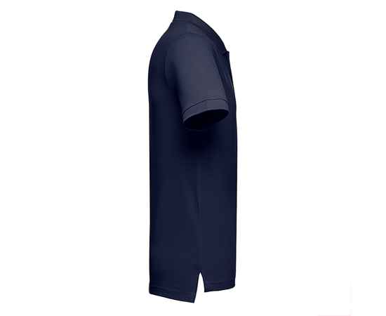 Рубашка-поло мужская ADAM, темно-синий, S, 100% хлопок, плотность 195 г/м2, Цвет: темно-синий, Размер: S, изображение 3