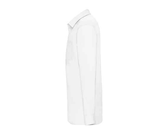 Рубашка мужская 'Baltimore', белый_S, 65% полиэстер, 35% хлопок, 95г/м2, Цвет: белый, Размер: S, изображение 3