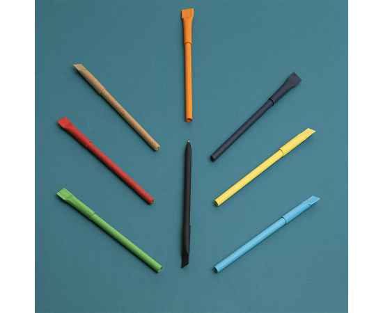 Ручка шариковая N20, темно-синий, бумага, цвет чернил синий, Цвет: синий, изображение 4