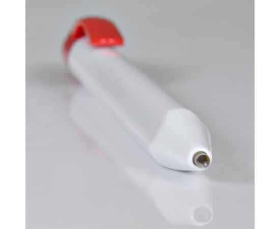 N1, ручка шариковая, красный/белый, пластик, Цвет: белый, красный, Размер: 9х145 мм, изображение 3
