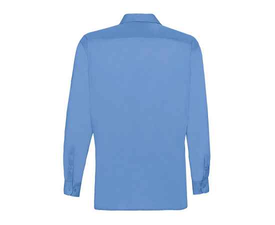 Рубашка 'Baltimore', васильковый_S, 65% полиэстер, 35% хлопок, 105г/м2, Цвет: синий, Размер: S, изображение 2