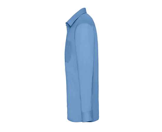 Рубашка 'Baltimore', васильковый_S, 65% полиэстер, 35% хлопок, 105г/м2, Цвет: синий, Размер: S, изображение 3