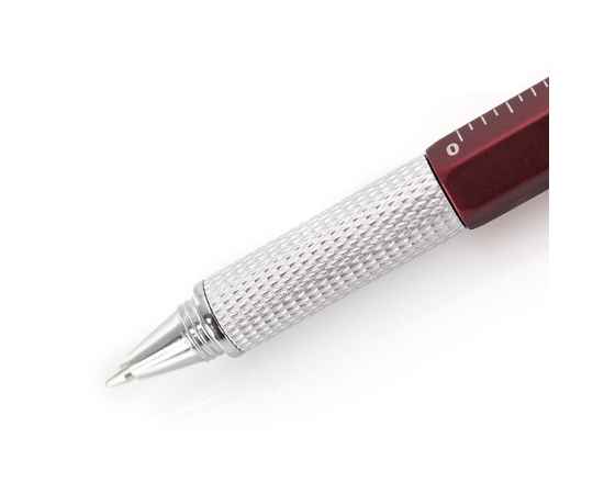 Ручка с мультиинструментом SAURIS, красный, пластик, металл, Цвет: красный, Размер: 14,9*1см, изображение 2