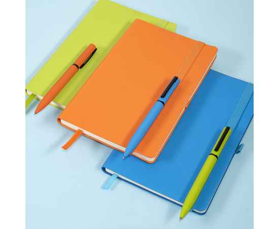 MIRROR BLACK, ручка шариковая, оранжевый, металл, софт- покрытие, Цвет: оранжевый, изображение 2