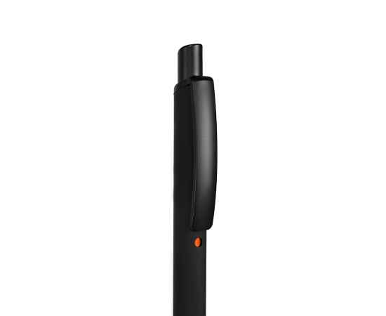 ENIGMA, ручка шариковая, черный/оранжевый, металл, пластик, софт-покрытие, Цвет: черный, оранжевый, изображение 2