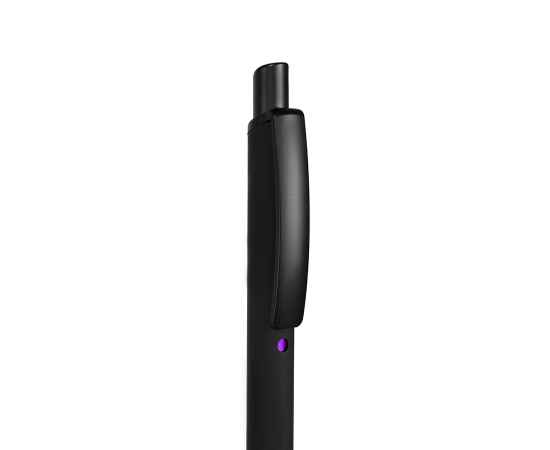 ENIGMA, ручка шариковая, черный/фиолетовый, металл, пластик, софт-покрытие, Цвет: черный, фиолетовый, изображение 2