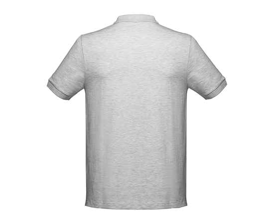 Рубашка-поло мужская ADAM, серый меланж, S, 85% хлопок, 15% вискоза, плотность 195 г/м2, Цвет: серый меланж, Размер: S, изображение 2