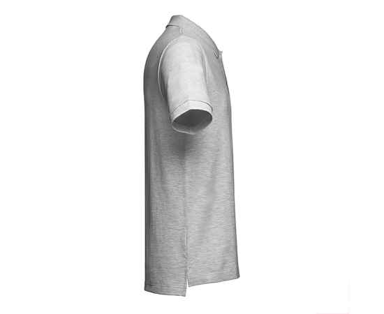 Рубашка-поло мужская ADAM, серый меланж, S, 85% хлопок, 15% вискоза, плотность 195 г/м2, Цвет: серый меланж, Размер: S, изображение 3