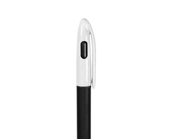 LEVEL, ручка шариковая, черный, пластик, Цвет: черный, белый, изображение 2