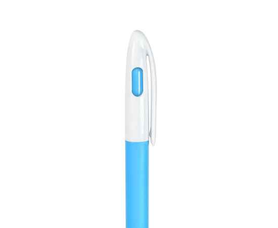 LEVEL, ручка шариковая, голубой, пластик, Цвет: голубой, белый, изображение 2