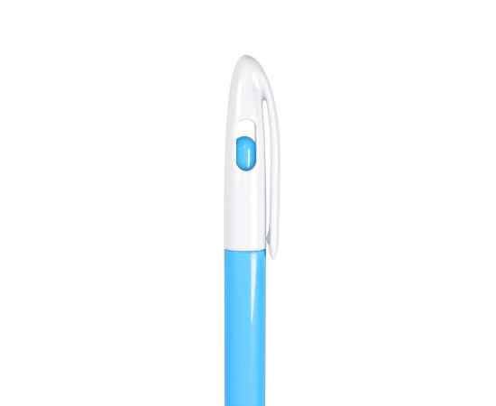 LEVEL, ручка шариковая, голубой, пластик, Цвет: голубой, белый, изображение 3