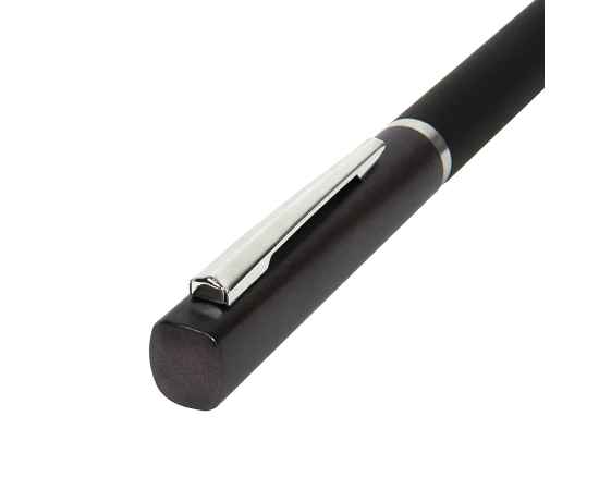 M1, ручка шариковая, черный/серый, пластик, металл, софт-покрытие, Цвет: серый, черный, изображение 2