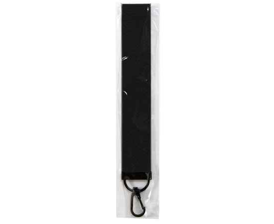 Пуллер ремувка INTRO, черный, 100% нейлон, металлический карабин, Цвет: Чёрный, Размер: длина ленты 15, ширина 2.5 см, изображение 2