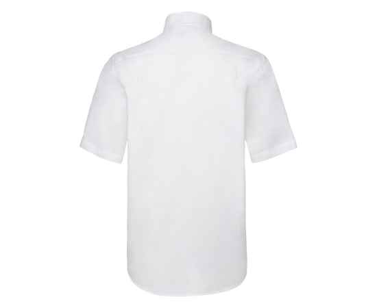 Рубашка 'Short Sleeve Oxford Shirt', белый_S, 70% х/б, 30% п/э, 130 г/м2, Цвет: белый, Размер: Длина 78 см., ширина 56 см., изображение 2