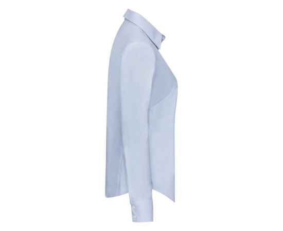 Рубашка 'Lady-Fit Long Sleeve Oxford Shirt', светло-голубой_L, 70% х/б, 30% п/э, 135 г/м2, Цвет: голубой, Размер: L, изображение 3