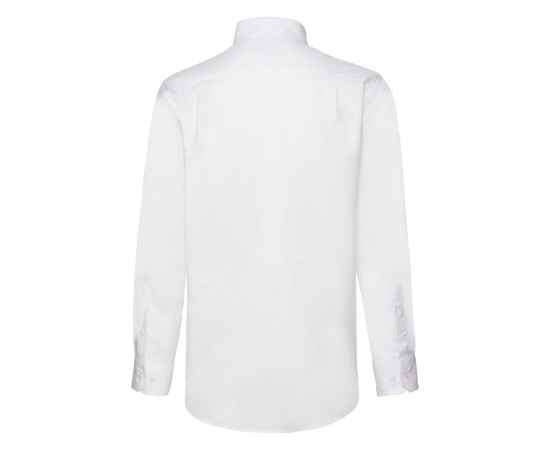 Рубашка 'Long Sleeve Oxford Shirt', белый_S, 70% х/б, 30% п/э, 130 г/м2, Цвет: белый, Размер: Длина 78 см., ширина 56 см., изображение 2
