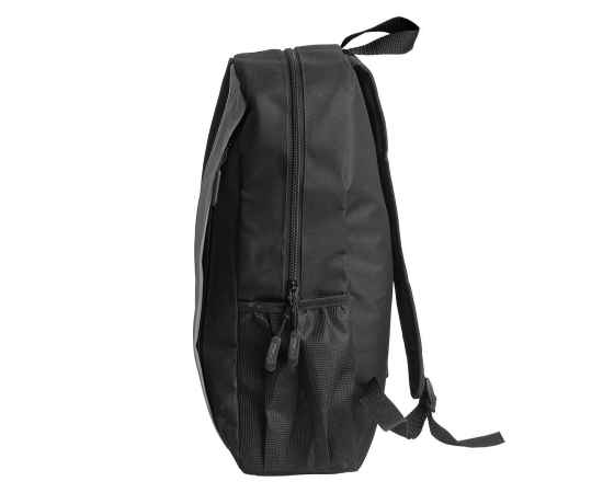 Рюкзак PLUS, чёрный/серый, 44 x 26 x 12 см, 100% полиэстер 600D, Цвет: черный, серый, Размер: 44 x 26 x 12 см, изображение 2