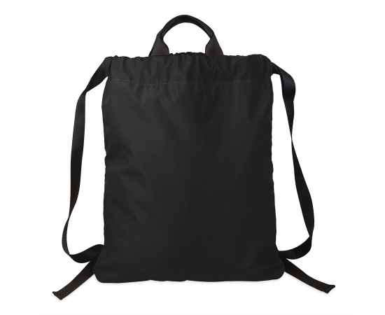 Рюкзак RUN, черный, 48х40см, 100% нейлон, Цвет: Чёрный, изображение 2