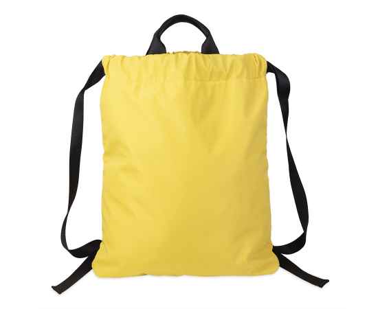 Рюкзак RUN, жёлтый, 48х40см, 100% нейлон, Цвет: желтый, изображение 2