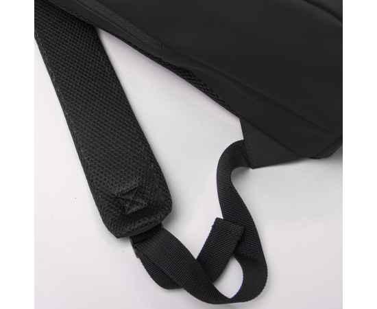 Рюкзак 'Go', чёрный, 41 х 29 х15,5 см, 100%  полиуретан, Цвет: черный, Размер: 41 x 29см, изображение 7