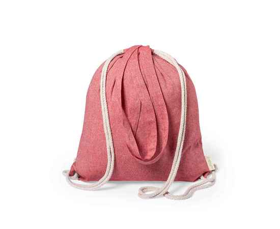 Рюкзак FENIN, бежевый, 42 x 38 см, 100% переработанный хлопок, 140 г/м2, Цвет: бежевый, изображение 2