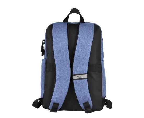 Рюкзак Boom, синий/чёрный, 43 x 30 x 13 см, 100% полиэстер 300 D, Цвет: синий с черным, Размер: 43 x 30 x 13 см, изображение 4