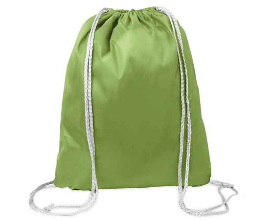 Рюкзак мешок со светоотражающей полосой RAY, зелёный, 35*41 см, полиэстер 210D, Цвет: зеленый, изображение 3