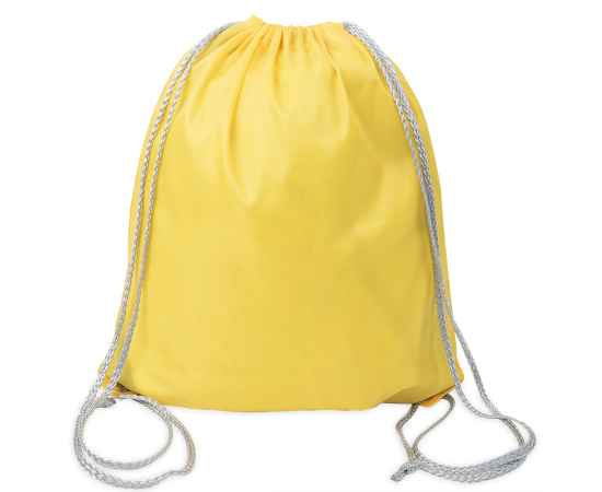 Рюкзак мешок со светоотражающей полосой RAY, жёлтый, 35*41 см, полиэстер 210D, Цвет: желтый, изображение 3