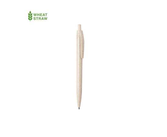 WIPPER ручка шариковая, натуральный, пластик с пшеничным волокном, Цвет: бежевый, изображение 2