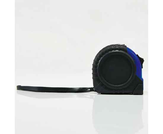 Рулетка GRADE с металлическим клипом 5 м., синяя, пластик, Цвет: черный, синий, изображение 4