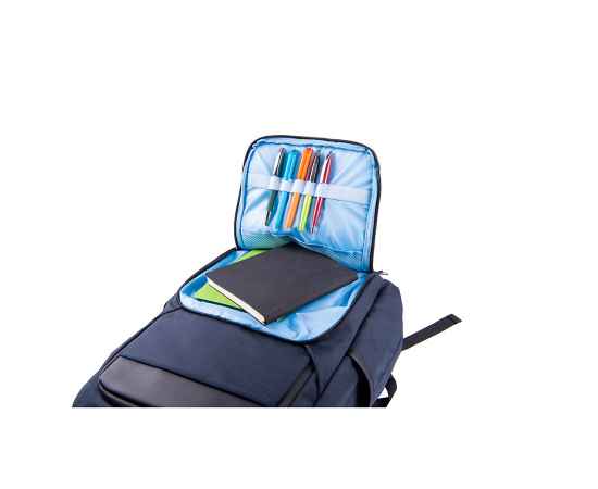 Рюкзак 'Spark', темно-синий, 46х30х14 см, 100% полиэстер, Цвет: тёмно-синий, изображение 6