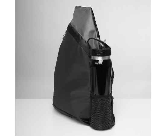Рюкзак Pick чёрный/серый, 41 x 32 см, 100% полиэстер 210D, Цвет: черный, Размер: 41 x 32 см, изображение 5