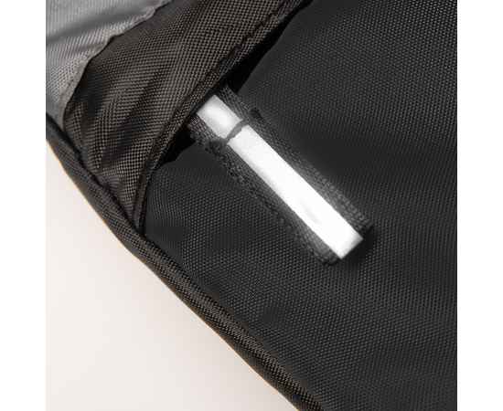 Рюкзак Pick чёрный/серый, 41 x 32 см, 100% полиэстер 210D, Цвет: черный, Размер: 41 x 32 см, изображение 6