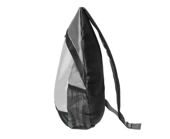 Рюкзак Pick, белый/серый/чёрный, 41 x 32 см, 100% полиэстер 210D, Цвет: белый, Размер: 41 x 32 см, изображение 3