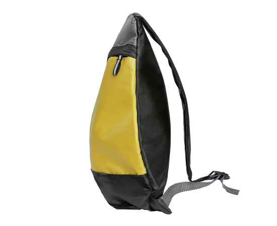 Рюкзак Pick, жёлтый/серый/чёрный, 41 x 32 см, 100% полиэстер 210D, Цвет: желтый, Размер: 41 x 32 см, изображение 2