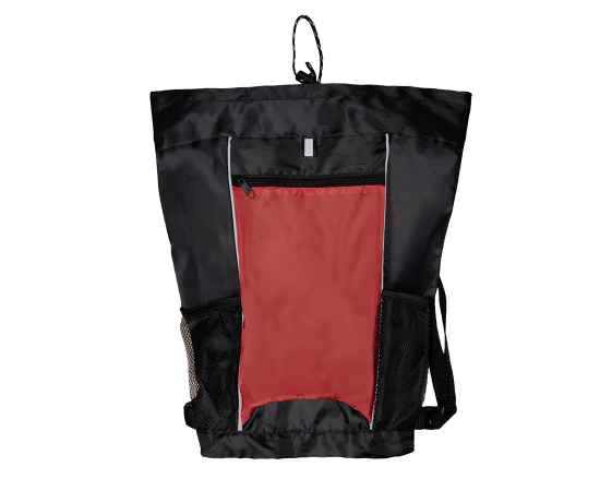 Рюкзак Fab, красный/чёрный, 47 x 27 см, 100% полиэстер 210D, Цвет: красный, Размер: 46 x 27 см, изображение 2